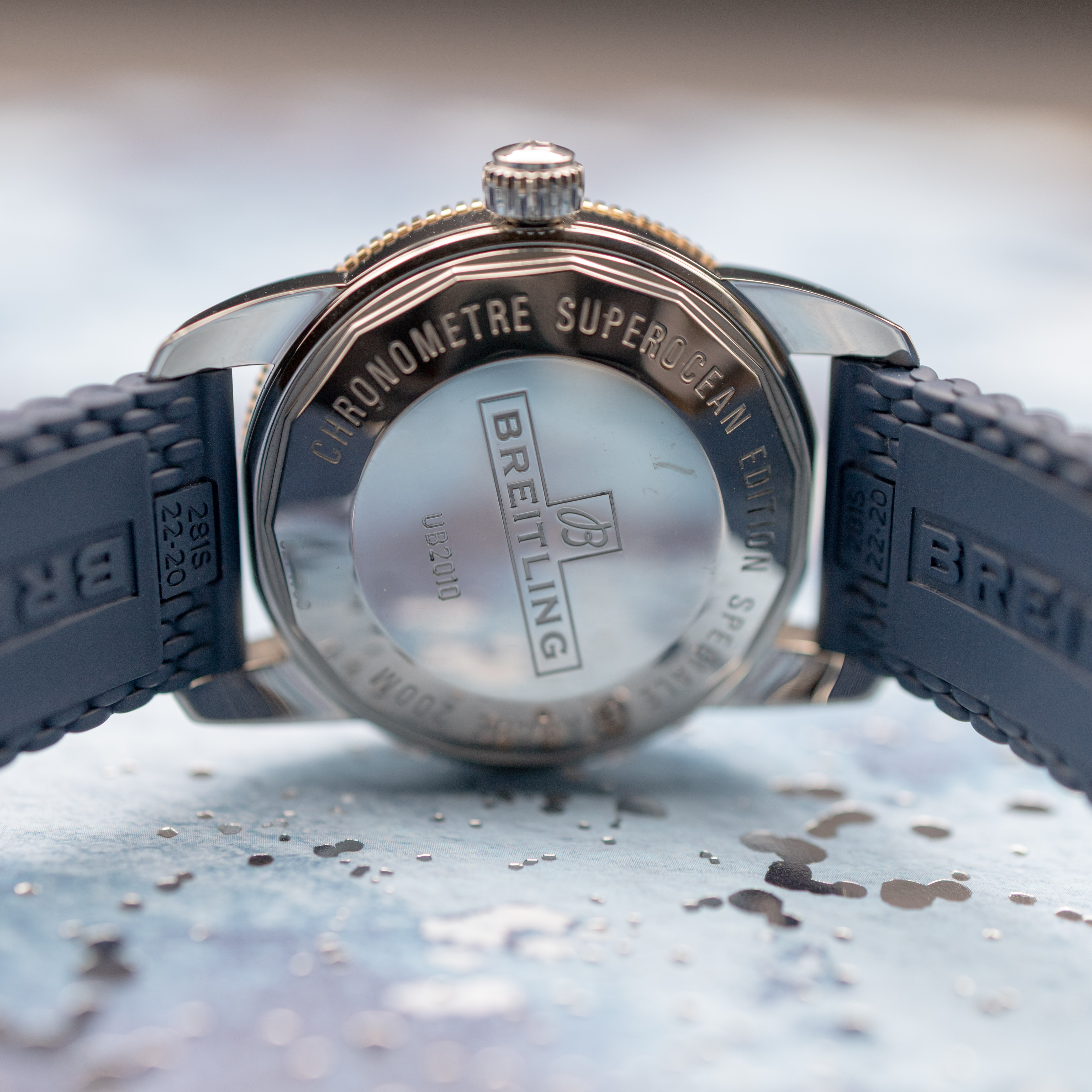 Breitling Superocean Heritage II B20 side profile showing case thickness