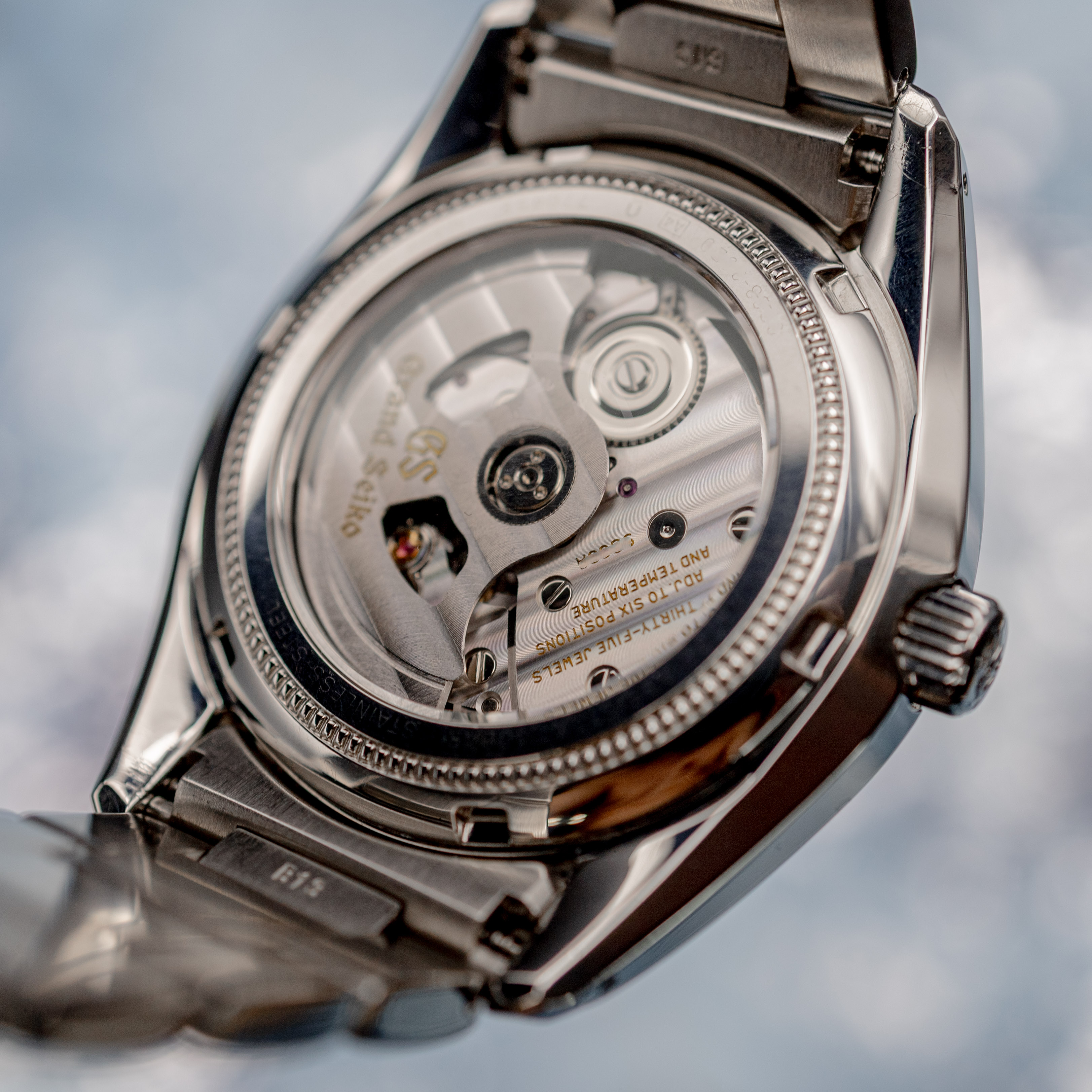 Grand Seiko SBGR307 Heritage Collection on display