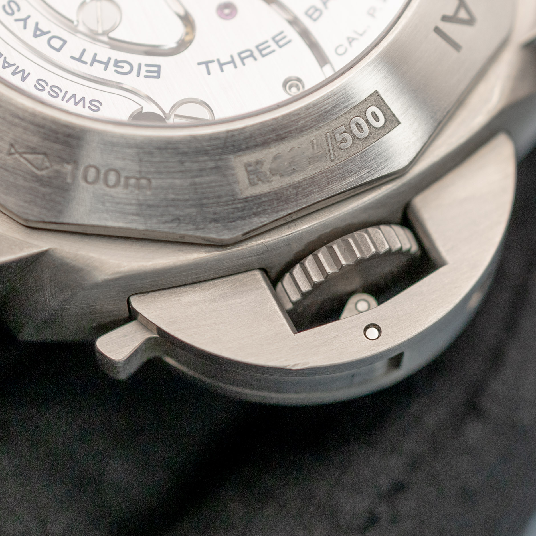 Panerai Luminor 1950 Monopulsante GMT Titanio PAM 311 on wrist
