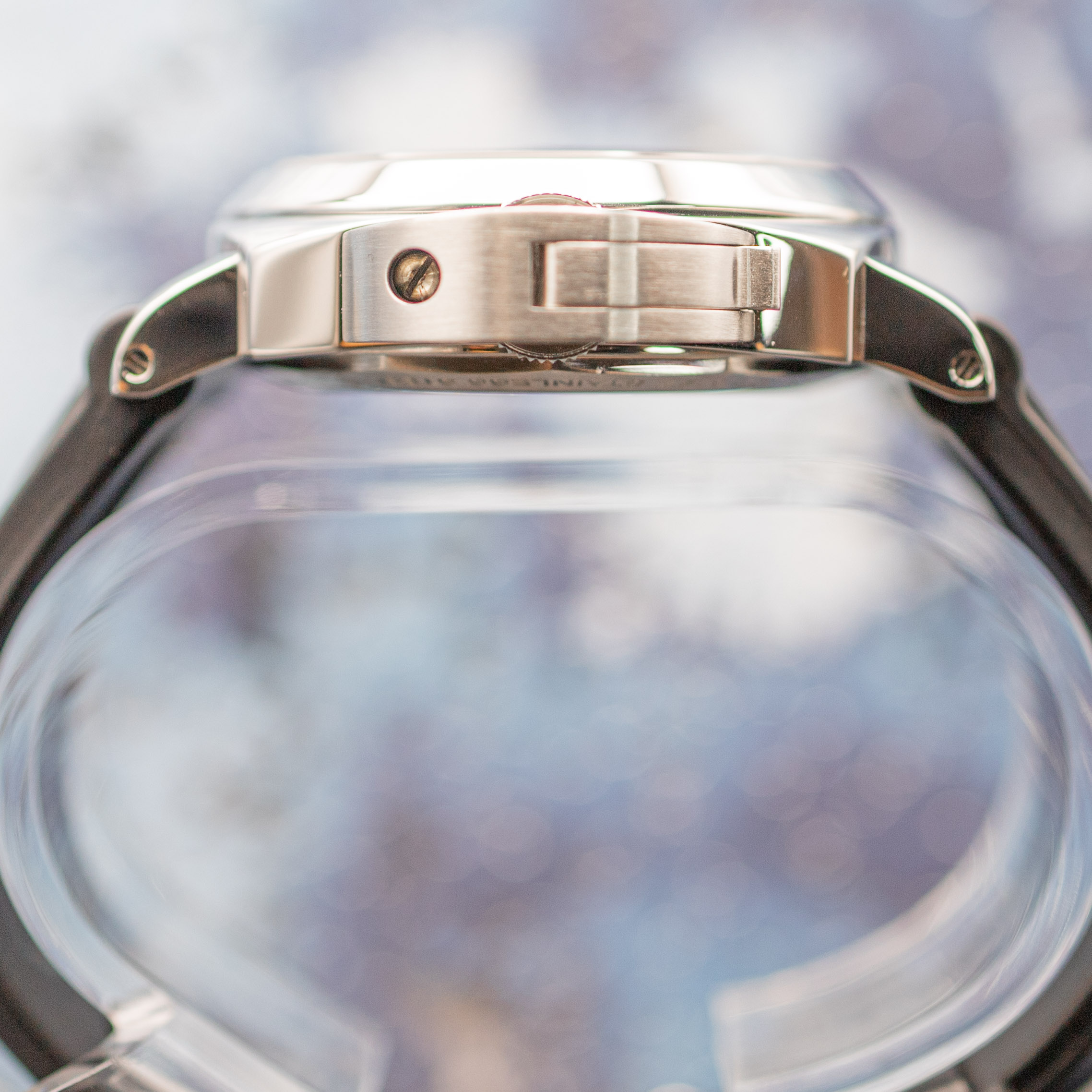 Panerai PAM00112 wrist shot showing black dial legibility