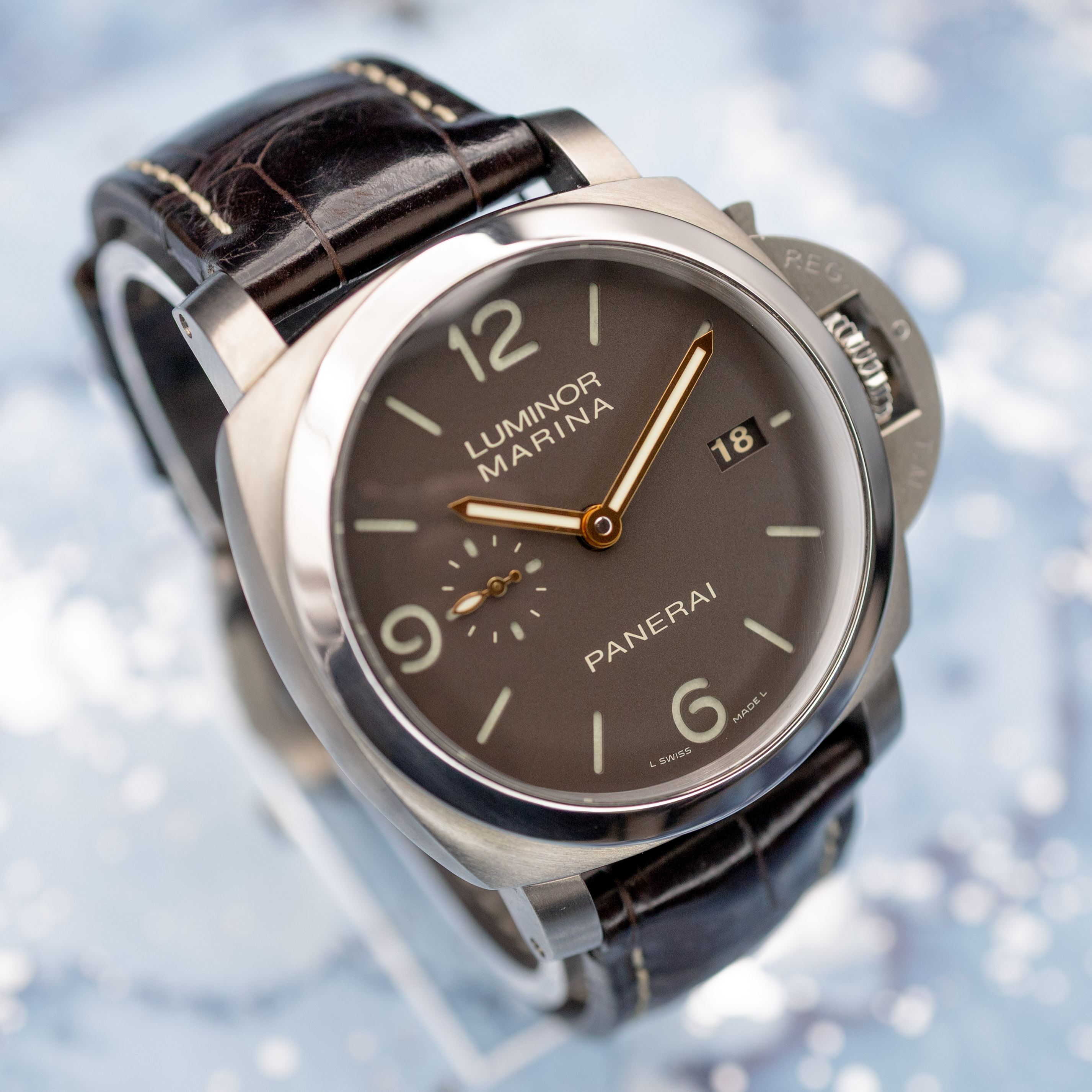 Panerai Luminor Marina 1950 Tobacco Dial Titanium - Image 3