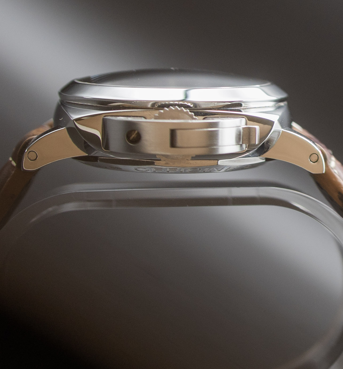 Panerai Luminor 1950 3 Days GMT Acciaio Hobnail "Paris" Dial - Image 8