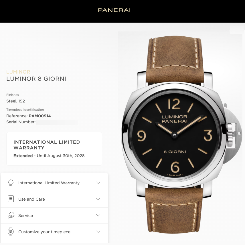 Panerai Luminor 8 Day Giorni - Image 14