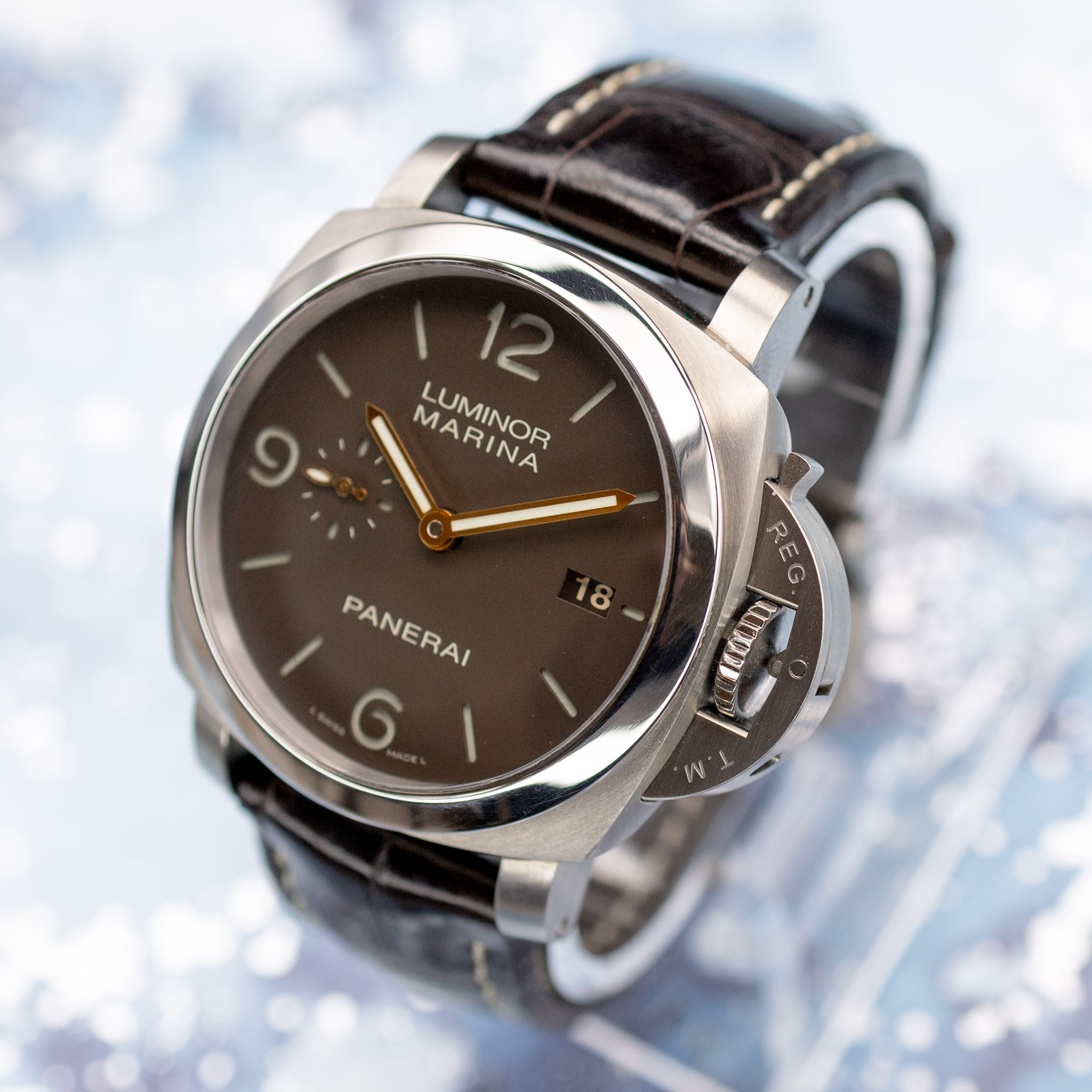 Panerai Luminor Marina 1950 Tobacco Dial Titanium - Image 2