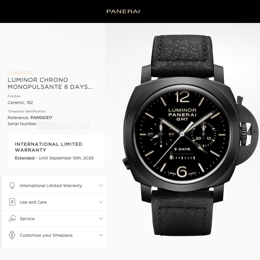 Panerai Luminor 8 Day Chrono Monopulsante GMT Ceramica - Image 12