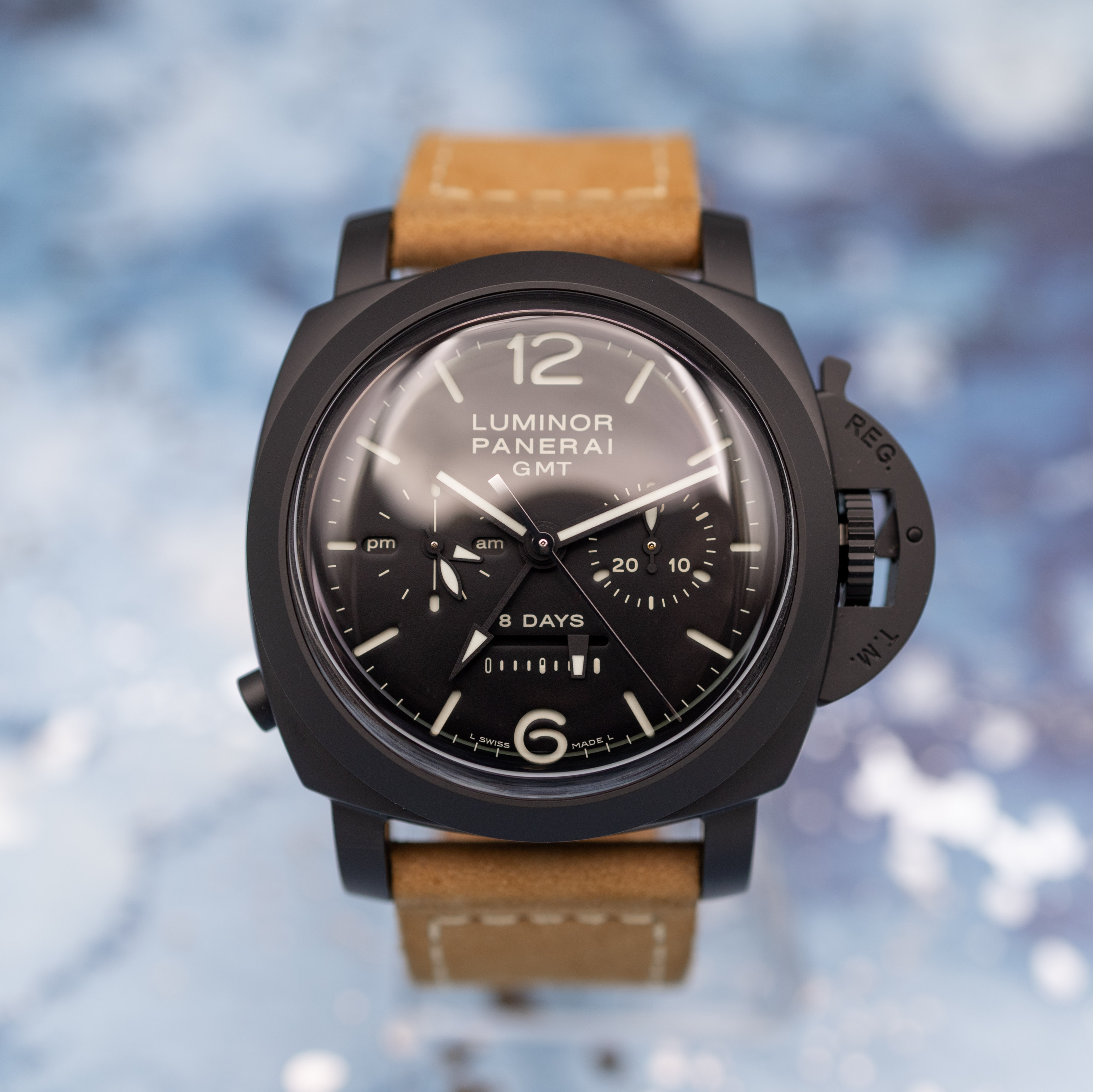 Panerai Luminor 8 Day Chrono Monopulsante GMT Ceramica - Image 10