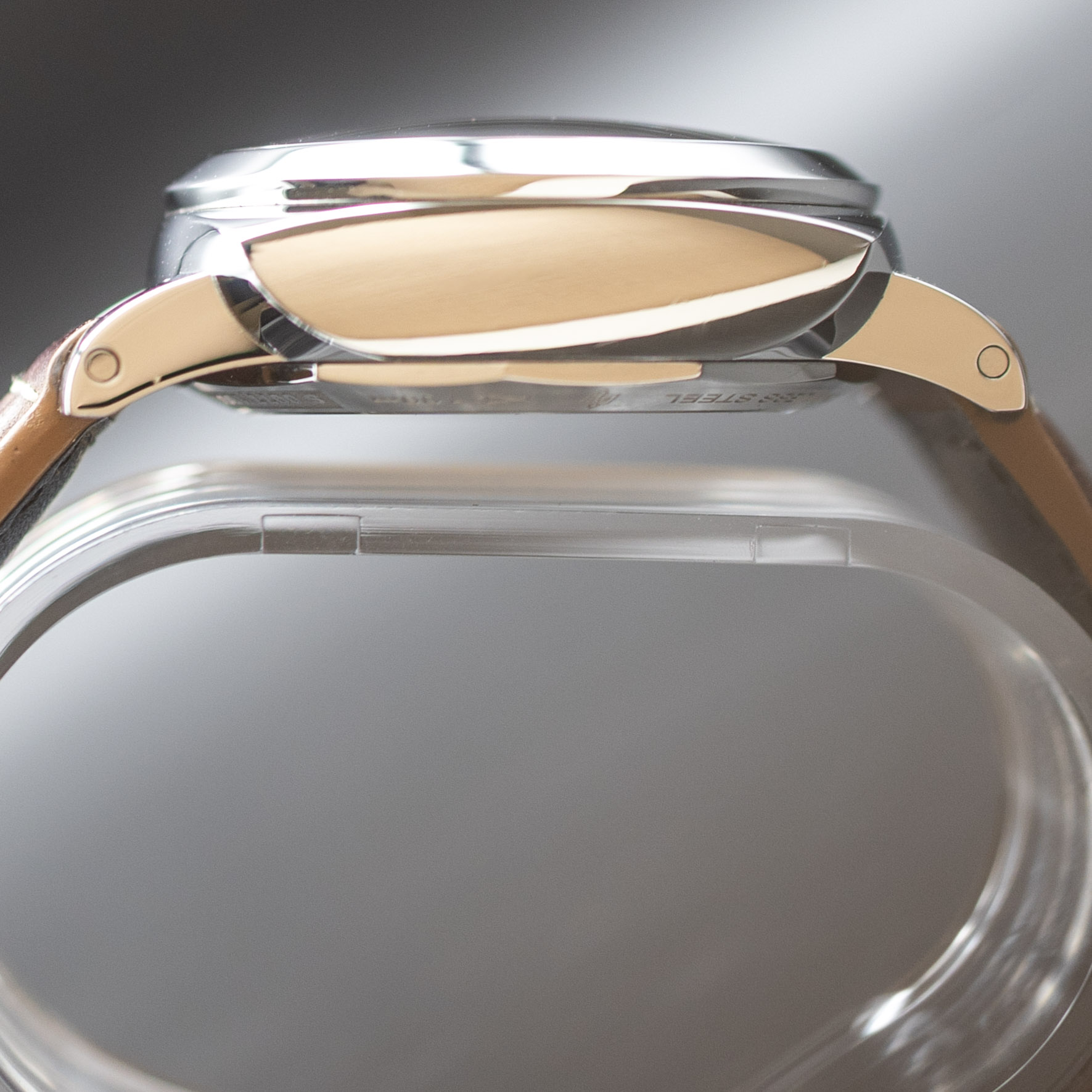 Panerai Luminor 1950 3 Days GMT Acciaio Hobnail "Paris" Dial - Image 7