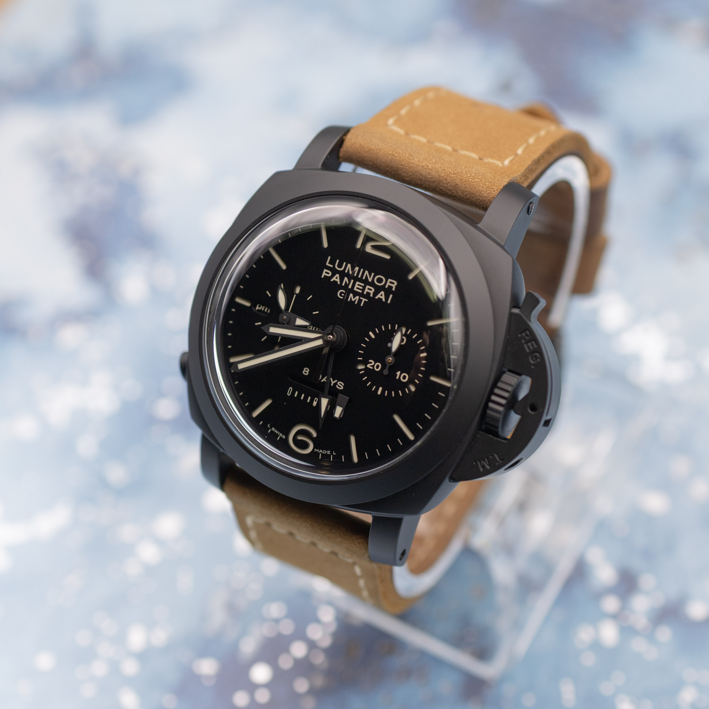 Panerai Luminor 8 Day Chrono Monopulsante GMT Ceramica - Image 2