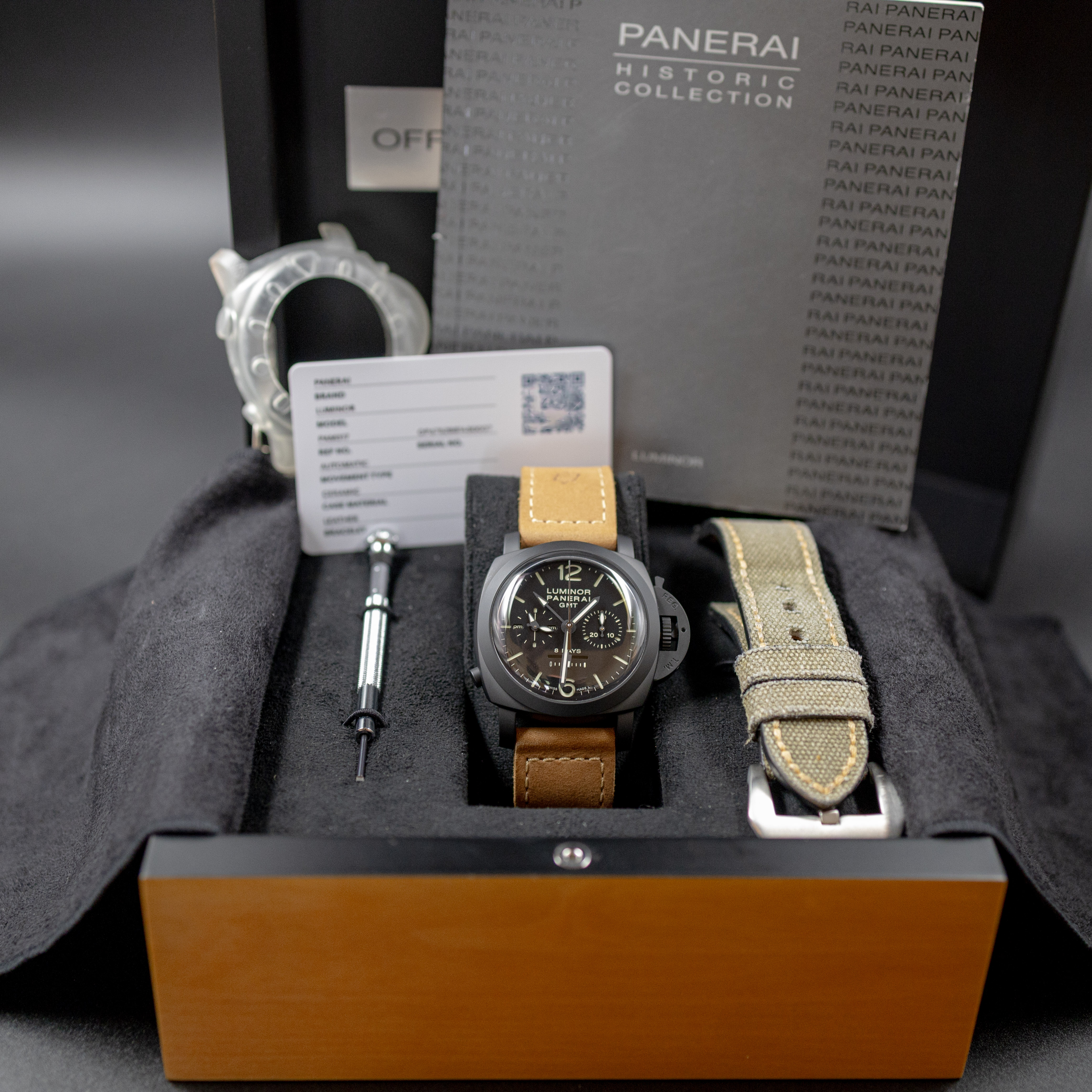 Panerai Luminor 8 Day Chrono Monopulsante GMT Ceramica - Image 11